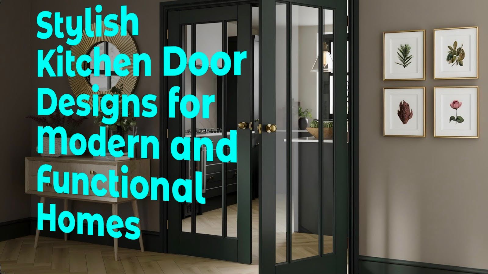  Modern Kitchen Door Designs: Stylish and Functional Ideas for Every Space