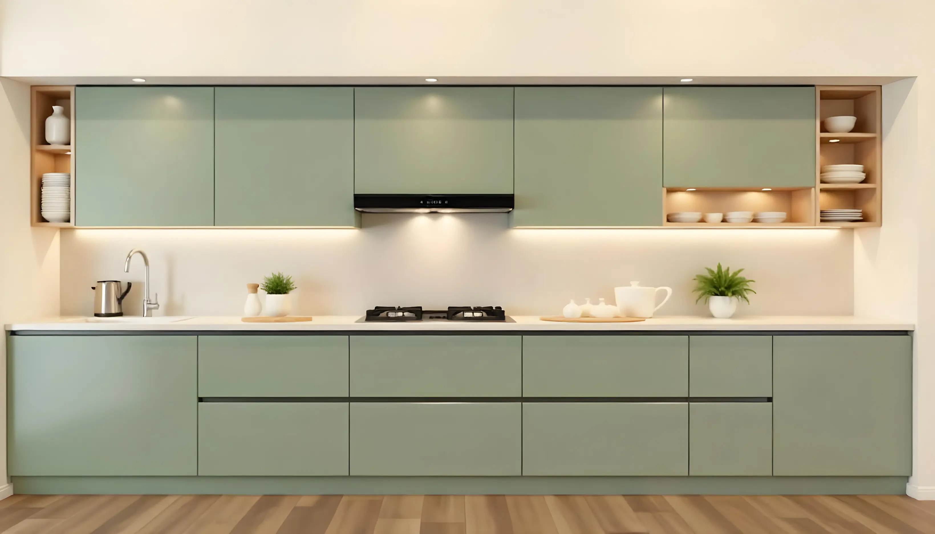 Straight Kitchen Design